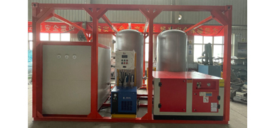 為某環(huán)保科技公司制作的撬裝一體式防爆制氮機